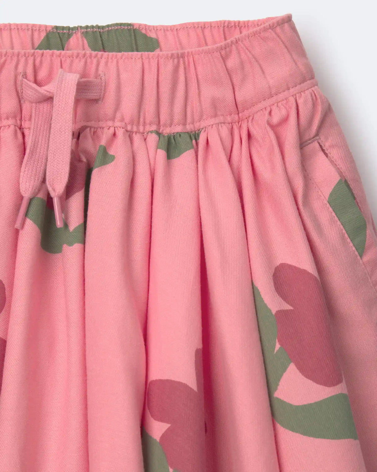 Toddler Girl Avenue Twirl™ Midi Skirt in Floral Print - Pink