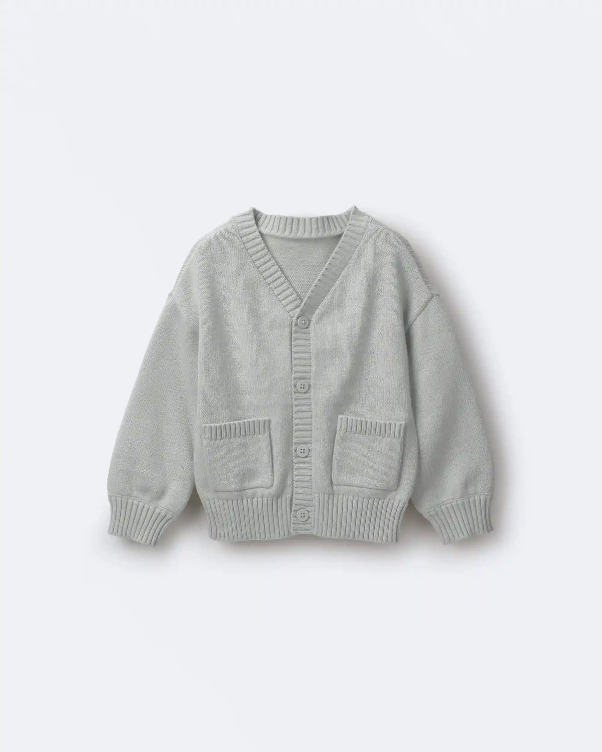 Toddler Girl Cardigan with Avenue Pockets - Light Blue