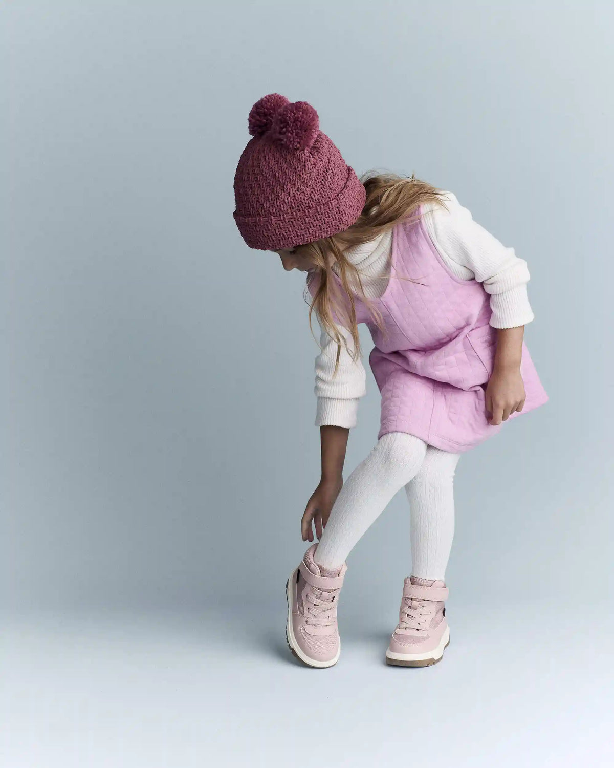 Toddler Girl Otter Pocket Jumper - Lilac