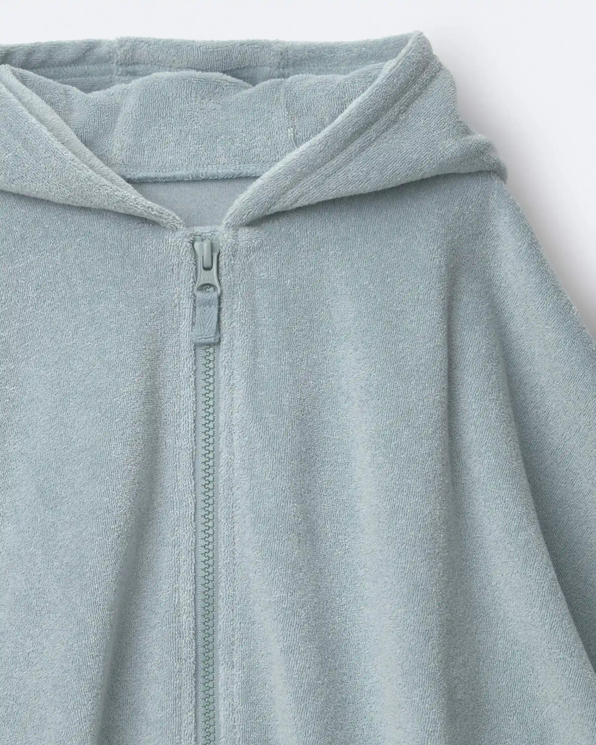 Toddler French Terry Hooded Coverup - Pale Blue