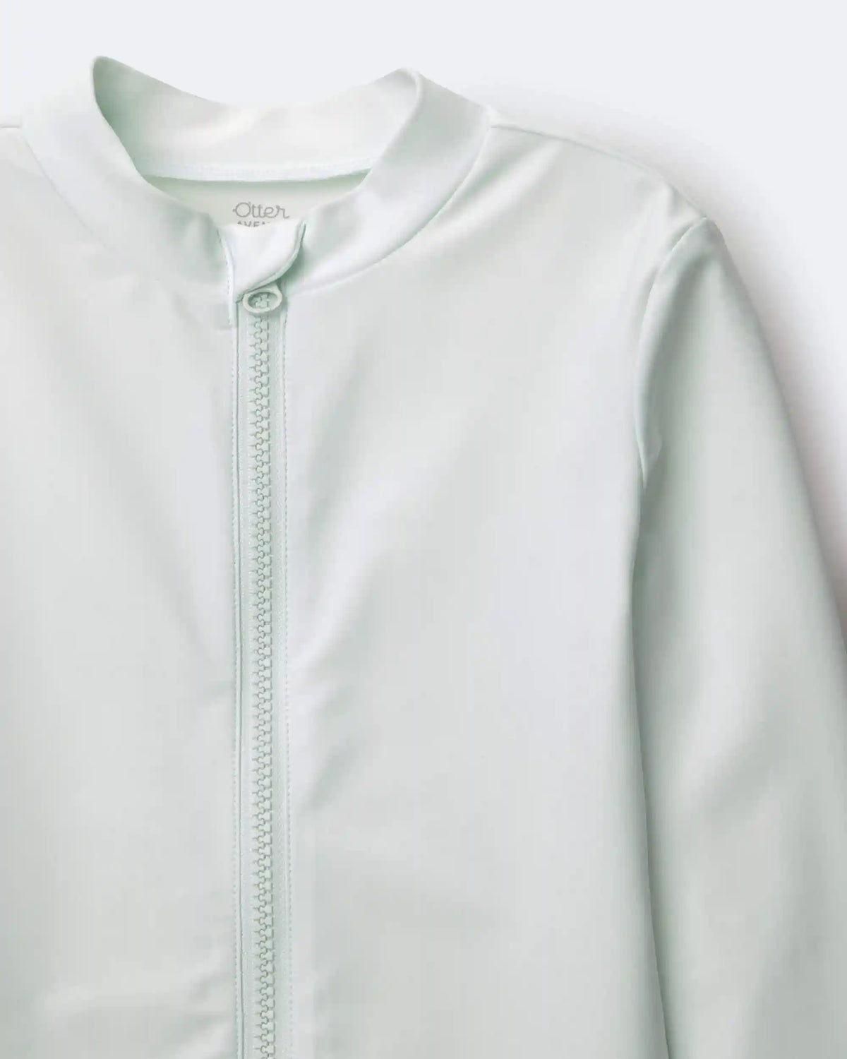 Toddler Full-Zip Long-Sleeve Rashguard - Light Blue
