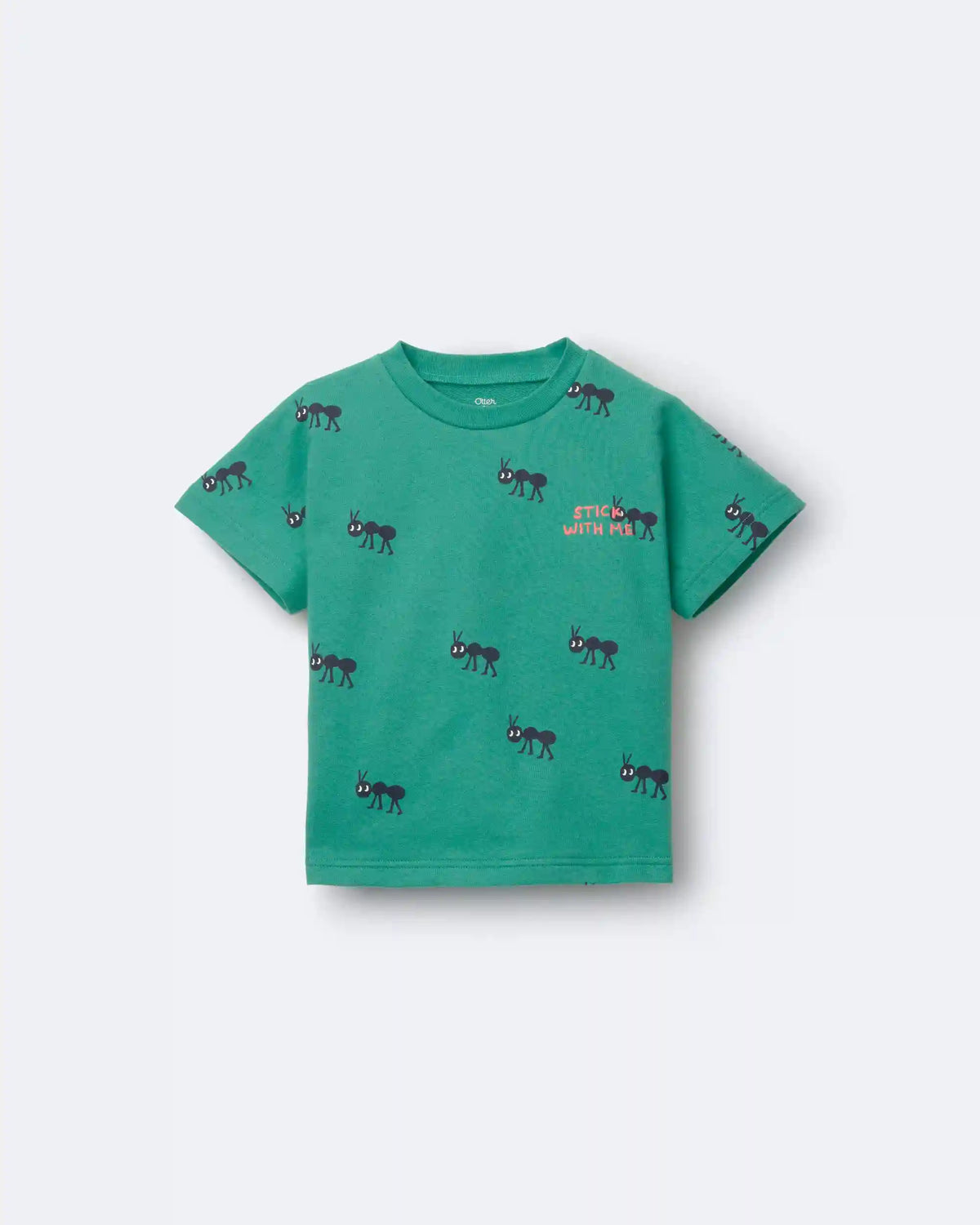 Toddler Boy 'Stick With Me' Dolman Tee - Dark Green