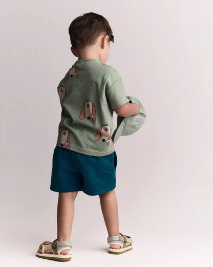 Toddler Dog Relaxed Graphic Tee - Green