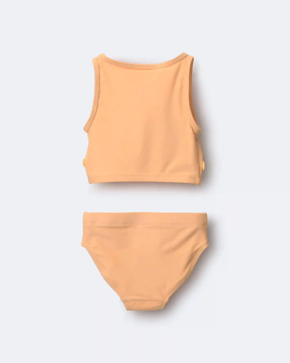 Toddler Girl Floral Tankini Set - Orange