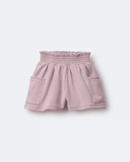 Toddler Girl Swing Shorts with Pockets - Rose