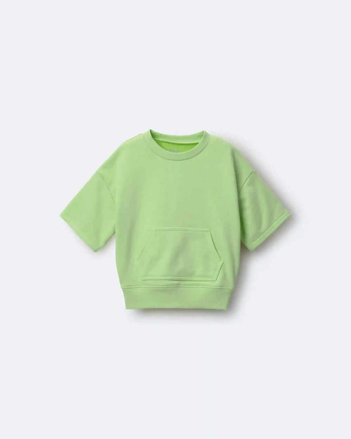 Toddler Breezy Top with Pocket - Lime Green