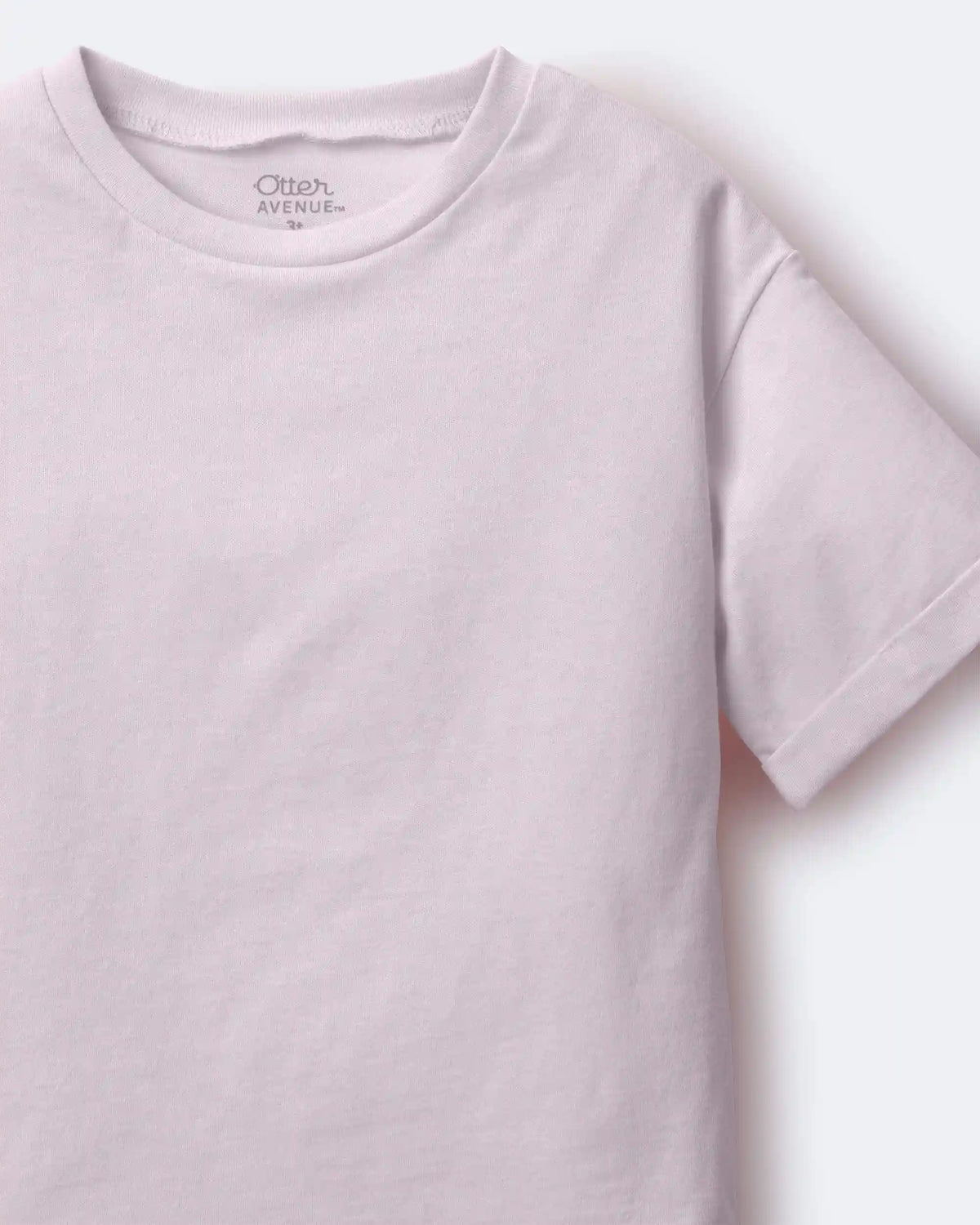 Toddler Rolled Cuff Tee - Light Pink