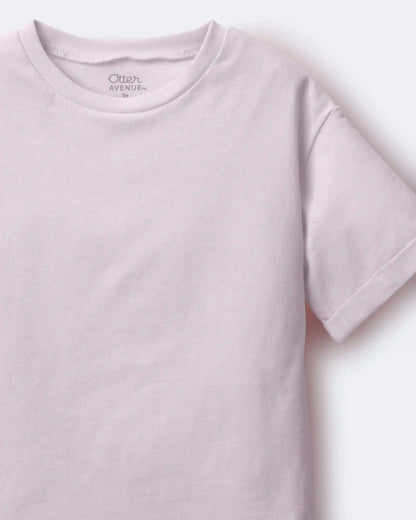 Toddler Rolled Cuff Tee - Light Pink