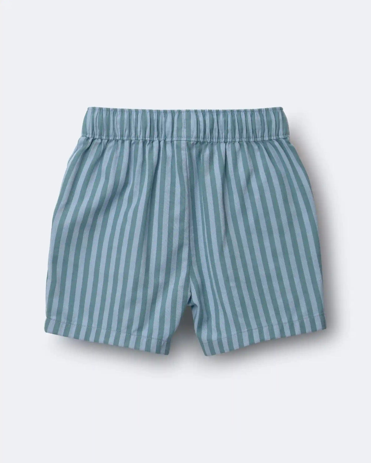 Toddler Boy Playground Shorts in Stripes - Blue