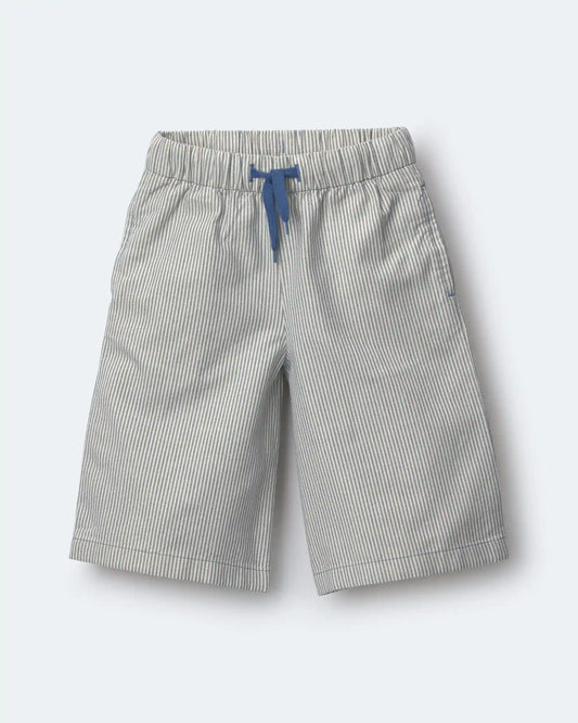 Toddler Girl Wide-Leg Pants in Stripes - Slate Blue
