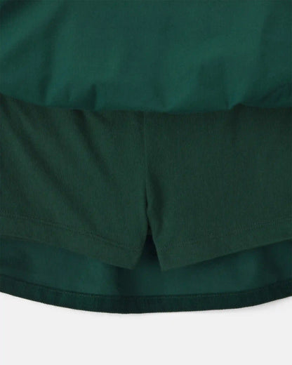 Toddler Girl Bow Corduroy Skort - Green