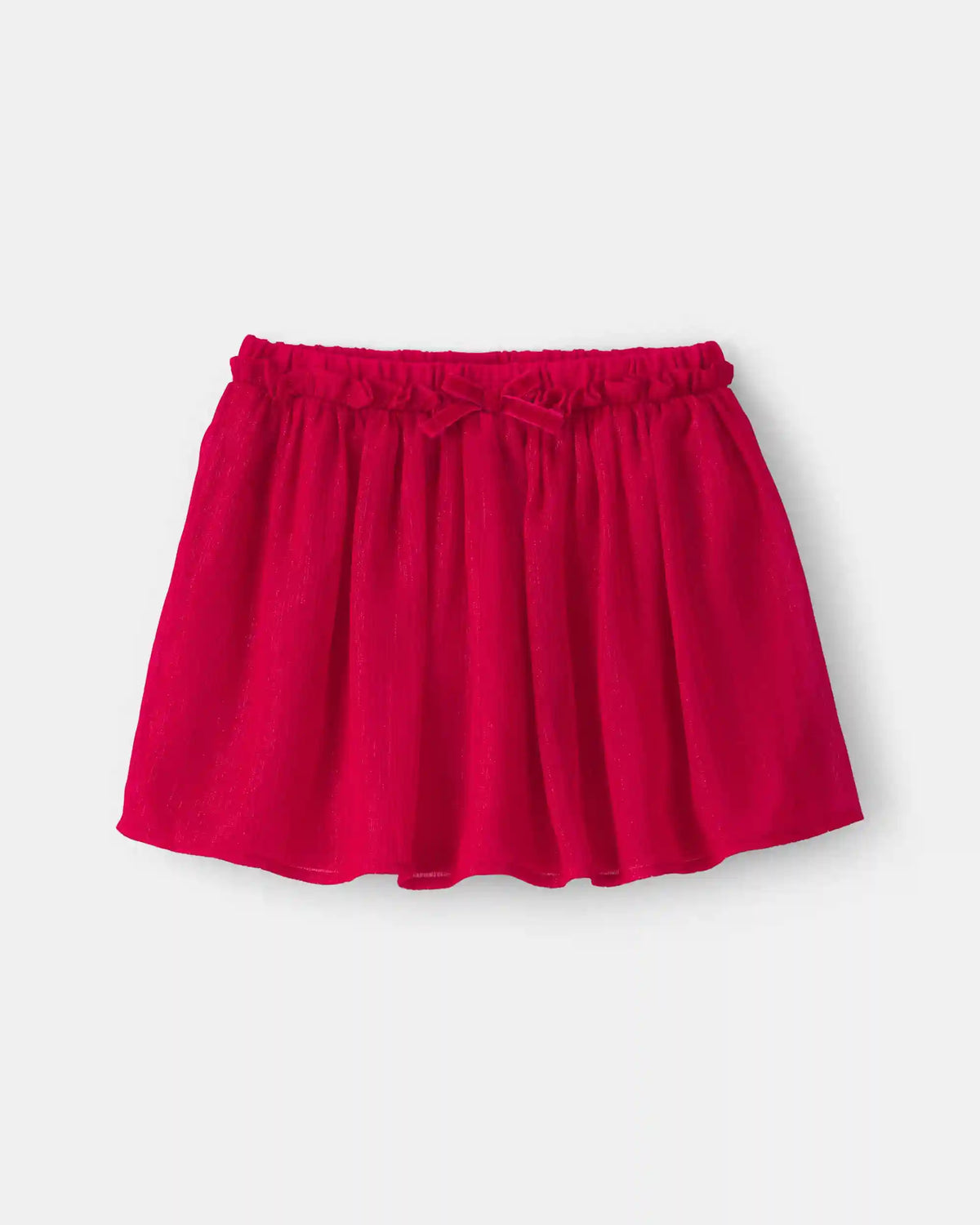 Toddler Girl Holiday Skort - Red
