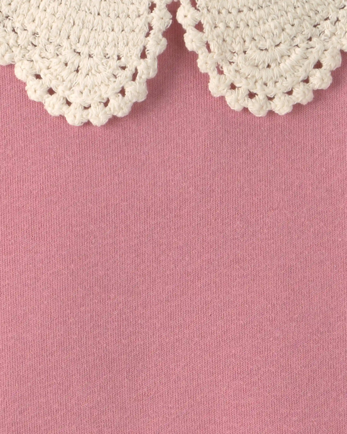 Toddler Girl Collared Fleece Sweater - Pink