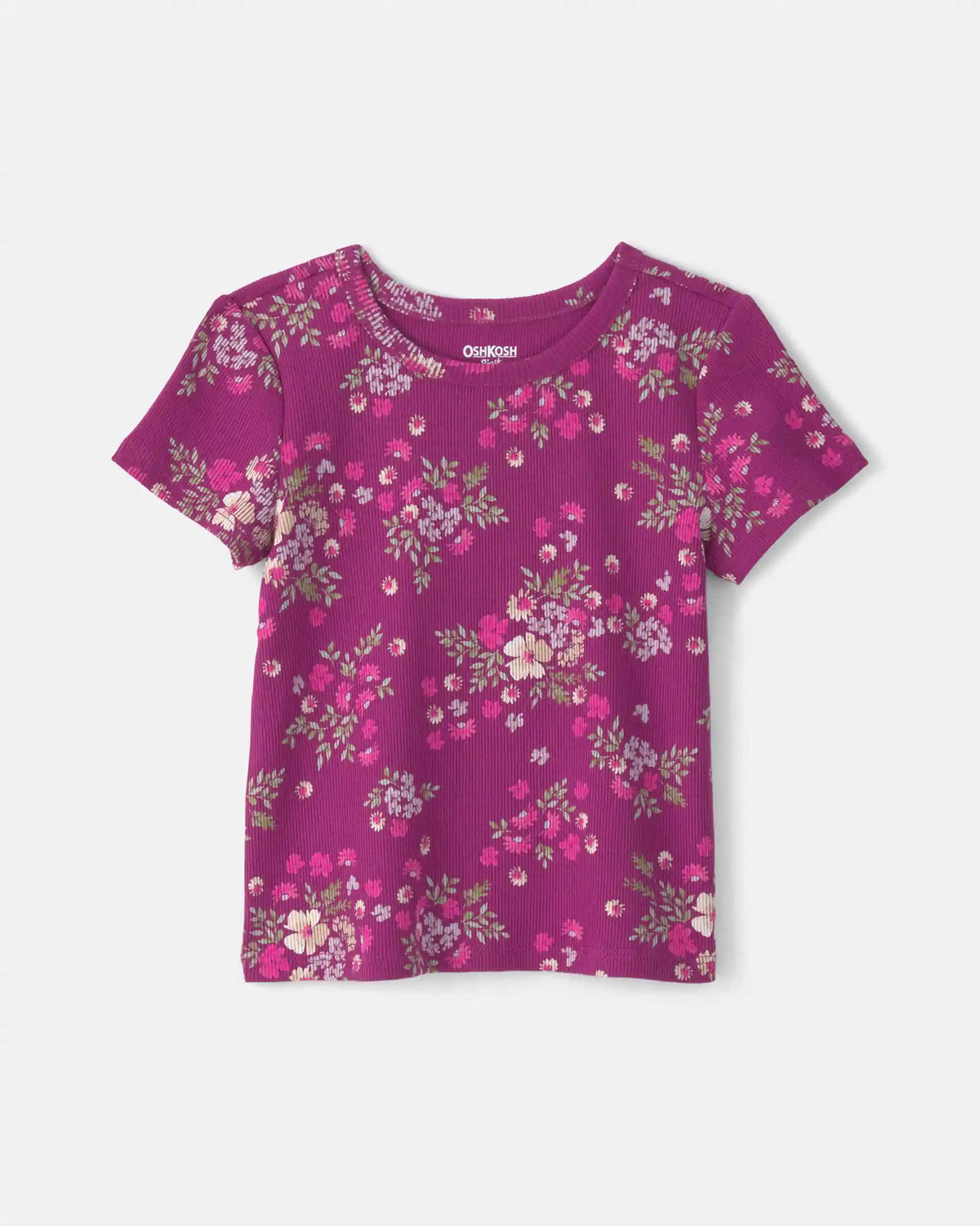 Toddler Girl Floral Top - Purple
