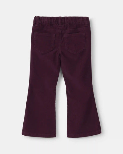 Toddler Girl Corduroy Pull-On Stretch Pants - Purple