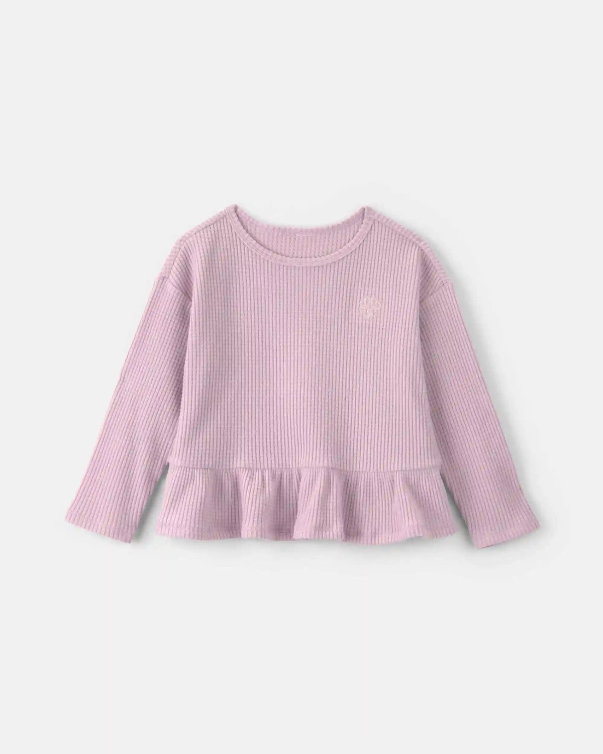 Toddler Girl Clover Thermal Long-Sleeve Top - Purple