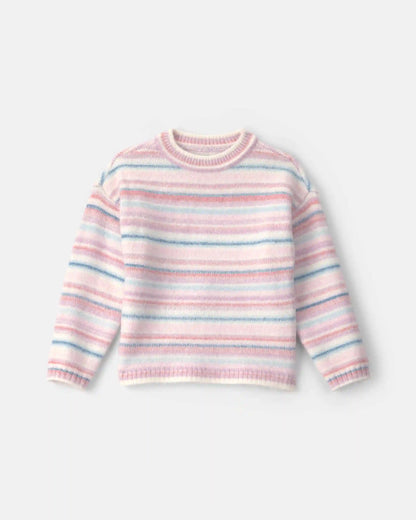 Toddler Girl Striped Sweater