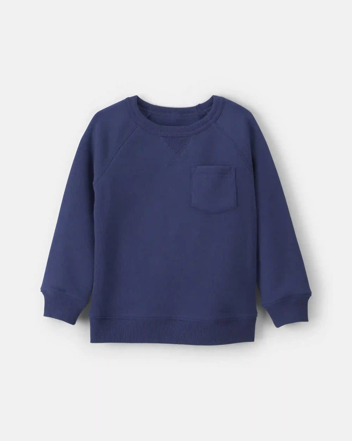 Toddler Boy Fleece Pullover Sweatshirt - Navy Blue