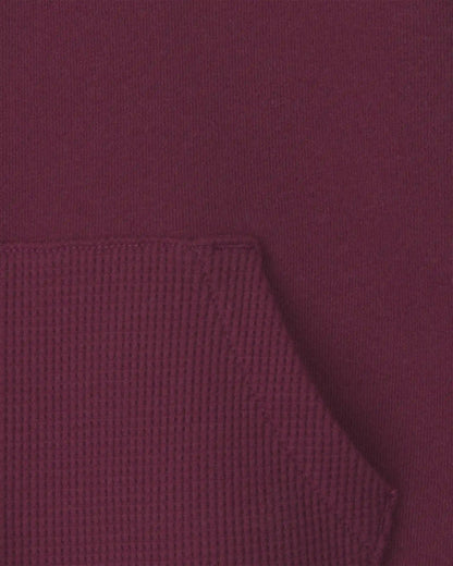 Toddler Boy Fleece Quarter-Zip Pullover Sweatshirt - Burgundy