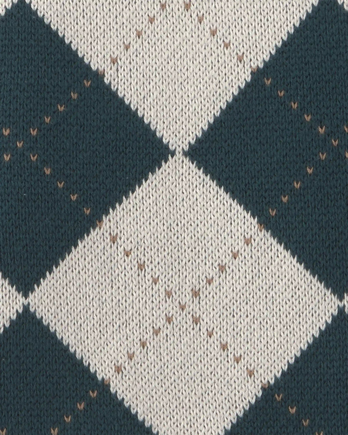 Toddler Boy Argyle Sweater Vest - Green/Cream