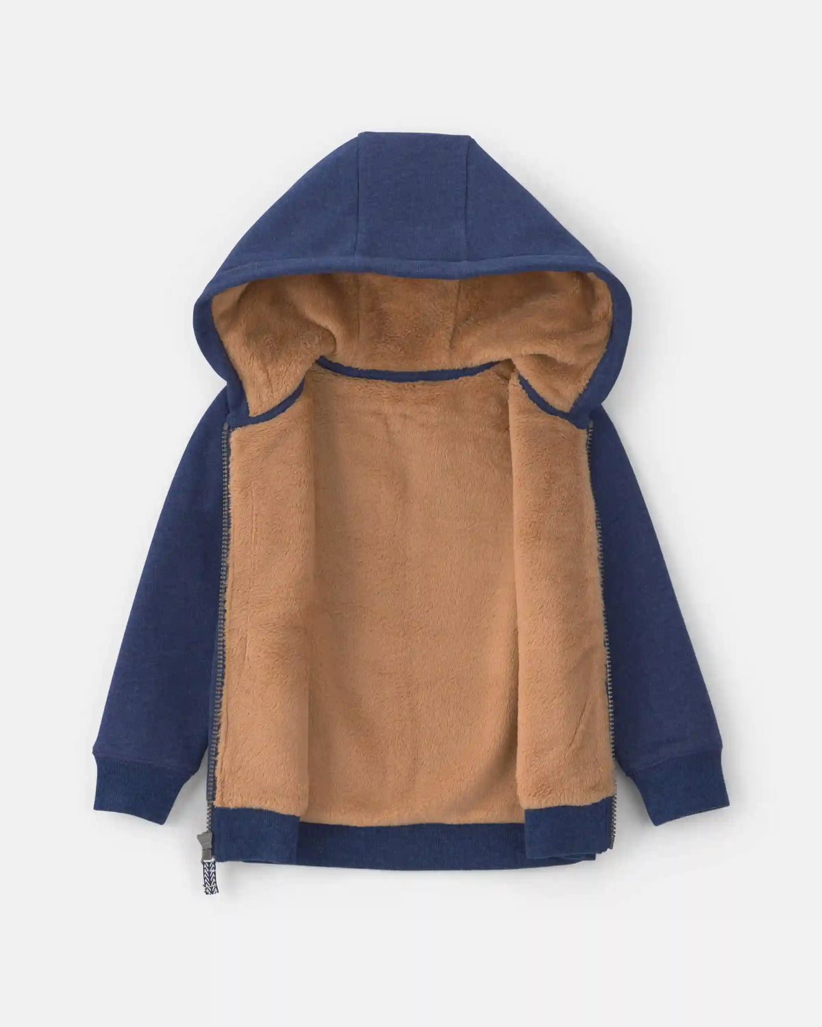 Toddler Boy Fleece Zip-Up Jacket - Navy Blue