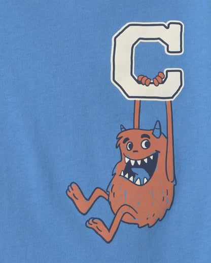 Toddler Boy Monster Long-Sleeve Graphic Tee - Blue