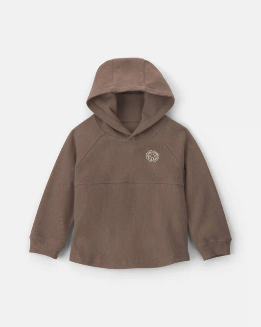 Toddler Boy Hoodie - Brown