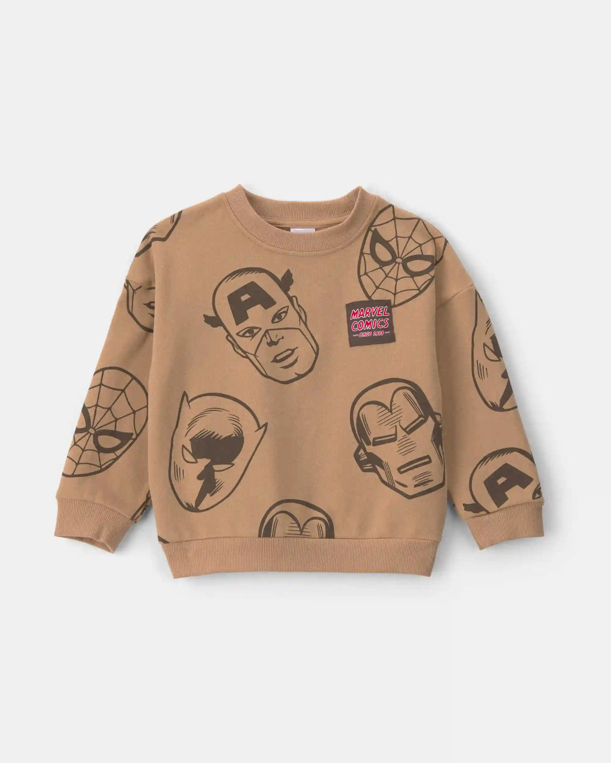 Toddler Boy ©Marvel Fleece Pullover Sweatshirt - Brown
