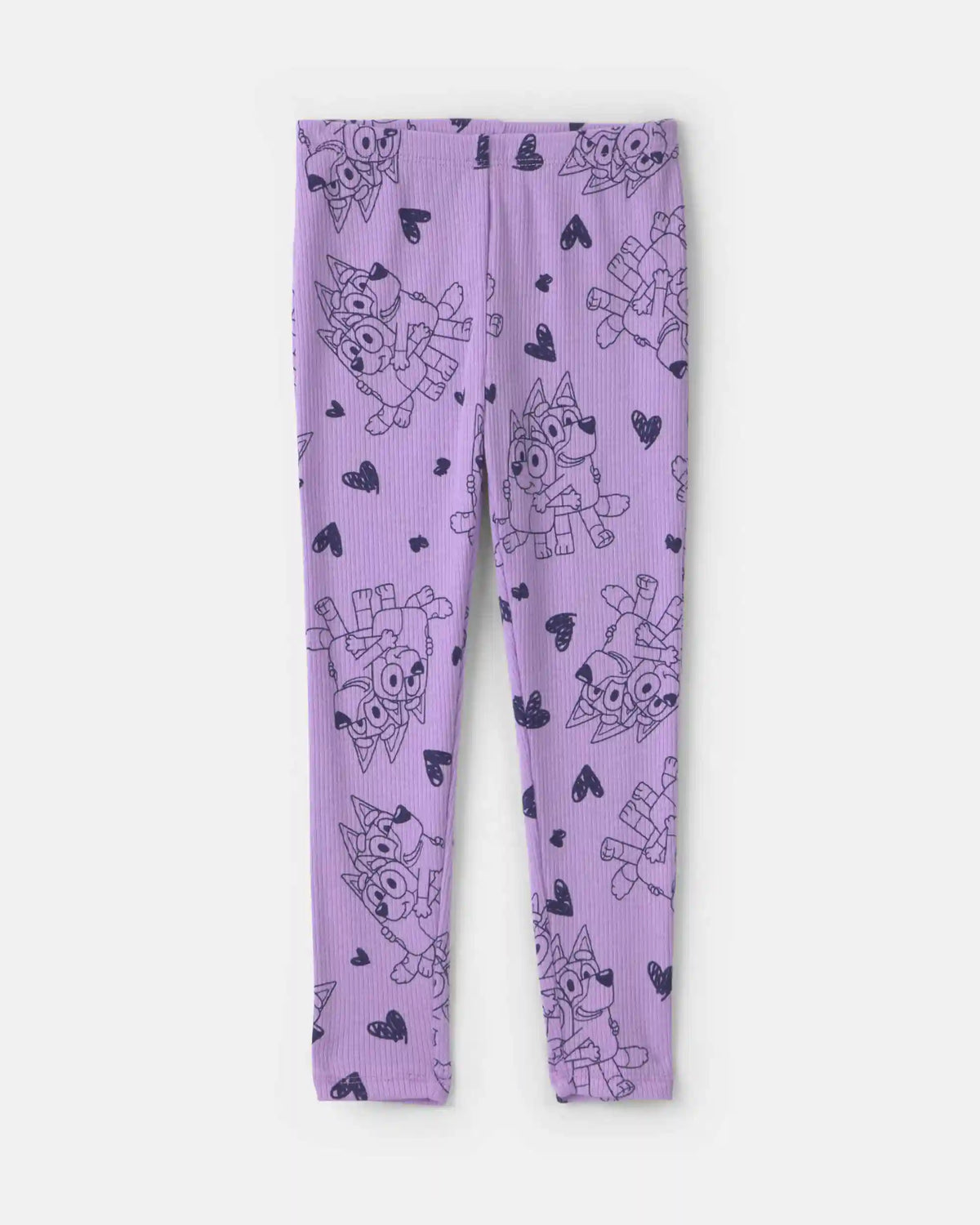 Toddler Girl 2-Piece Bluey™ Fleece Long-Sleeve Top & Pant Set - Purple