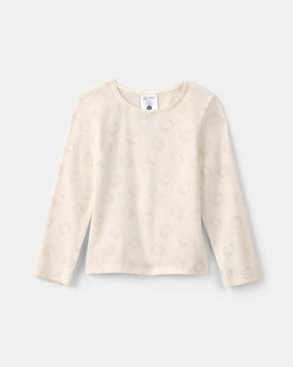 Toddler Girl Hello Kitty® Long-Sleeve Top - Cream