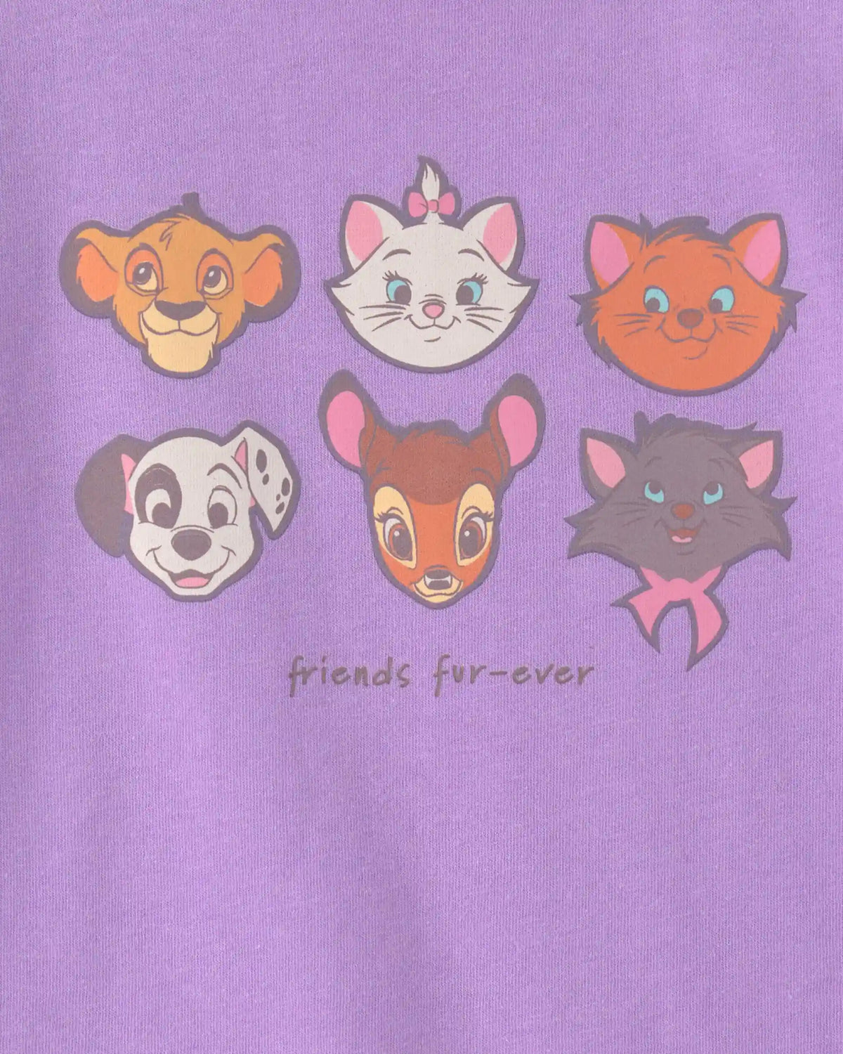 Toddler Girl Disney© Animals Graphic Tee - Purple