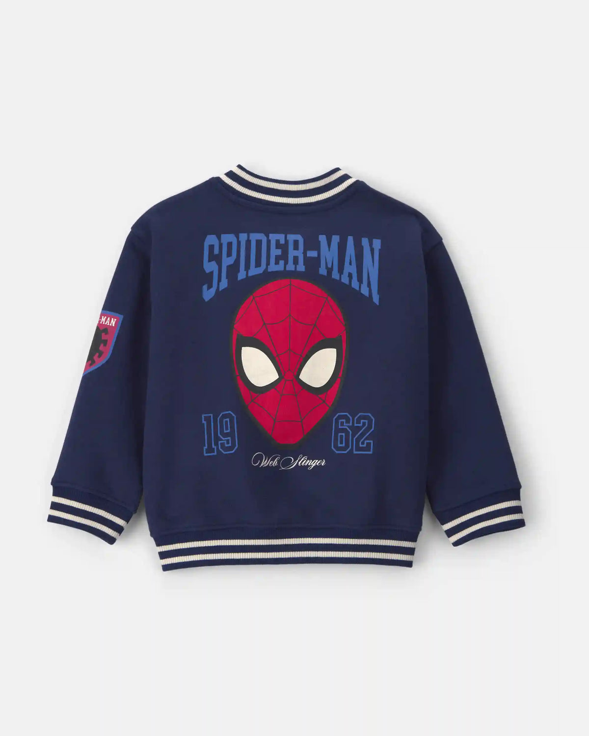 Toddler Boy ©Marvel Spider-Man Fleece Varsity Jacket - Blue