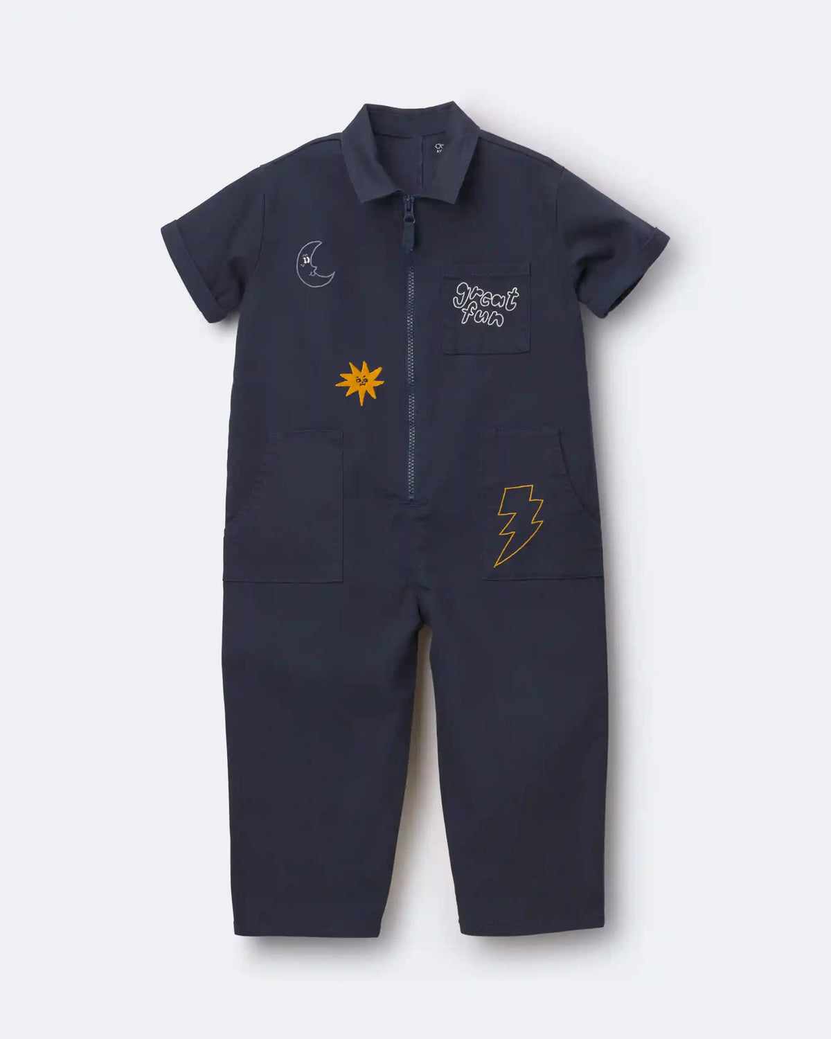 Toddler 'Great Fun' Day Out™ Jumpsuit - Navy