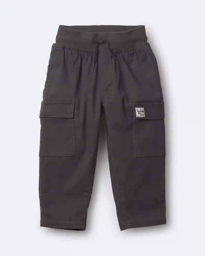 Toddler Boy Cargo Pant - Dark Grey