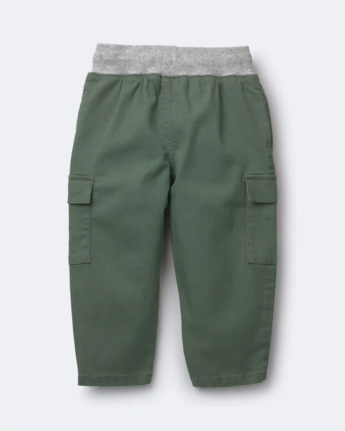Toddler Boy Cargo Pant - Olive/Heather Grey