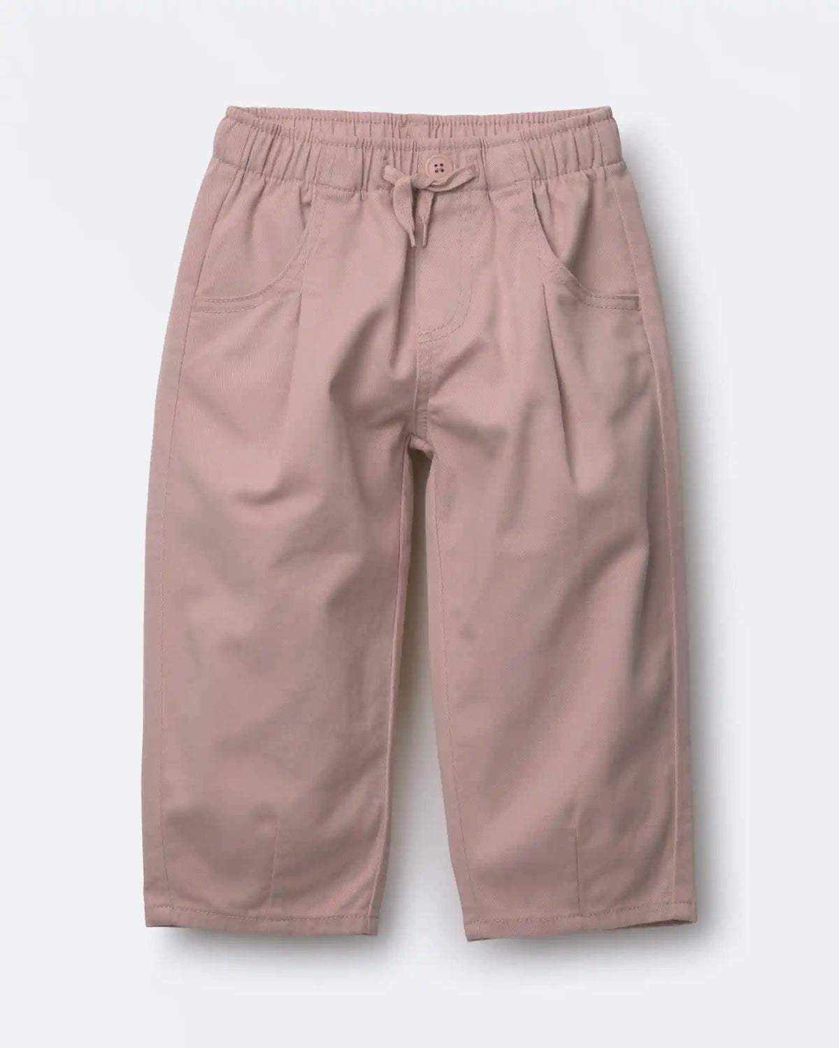 Toddler Girl Pleated Pants - Light Pink