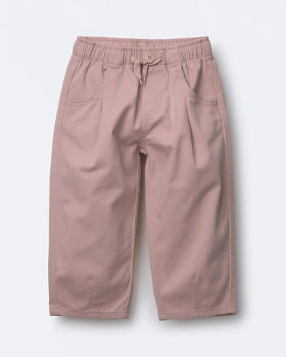 Toddler Girl Pleated Pants - Light Pink