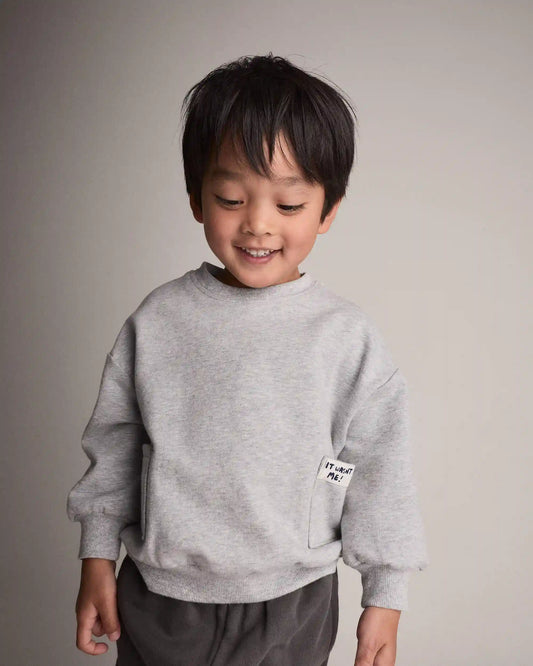 Toddler 'It Wasn't Me!' Otter Sweatshirt™ with Pockets - Heather Grey