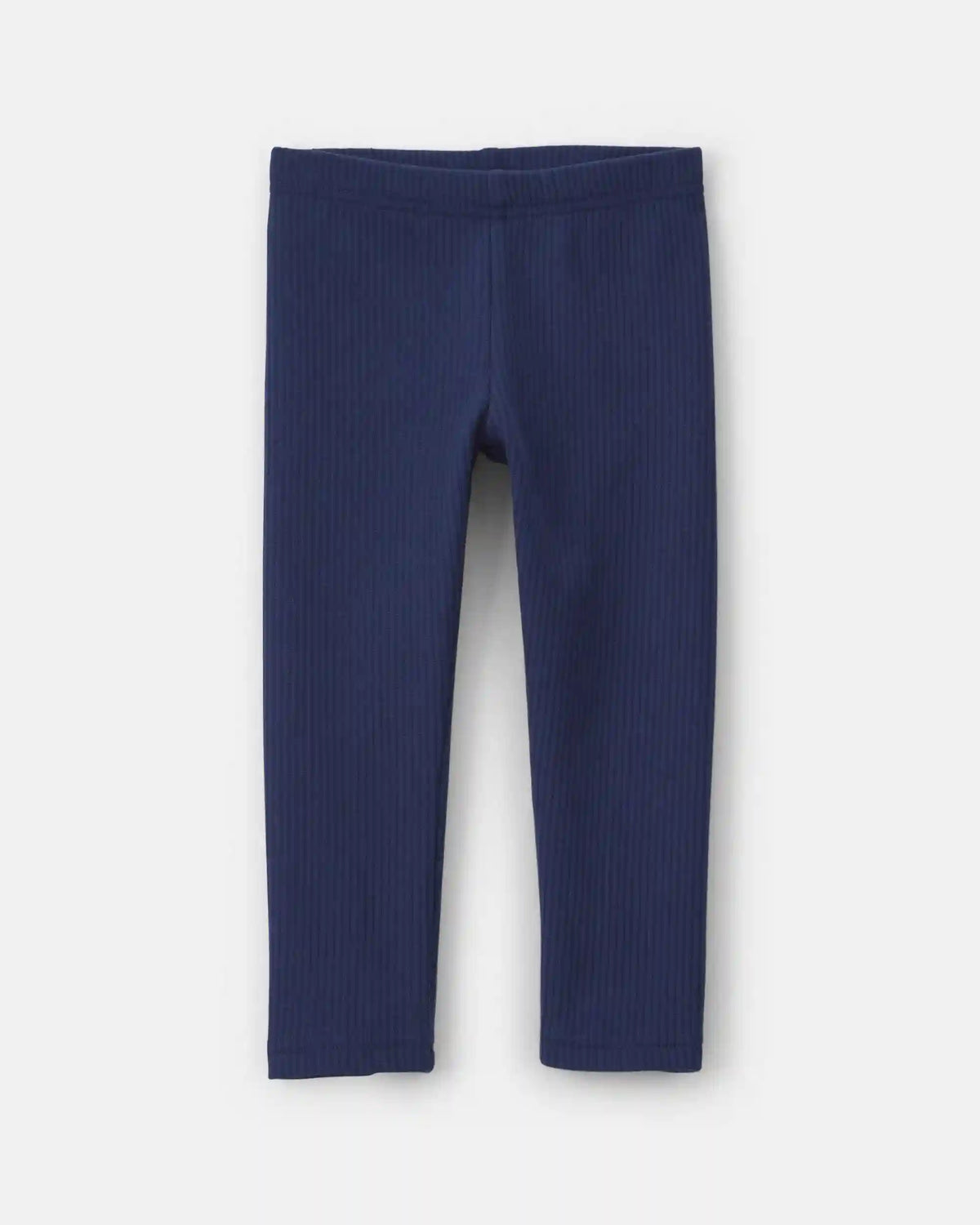 Toddler Girl Fleece Pull-On Stretch Leggings - Navy Blue