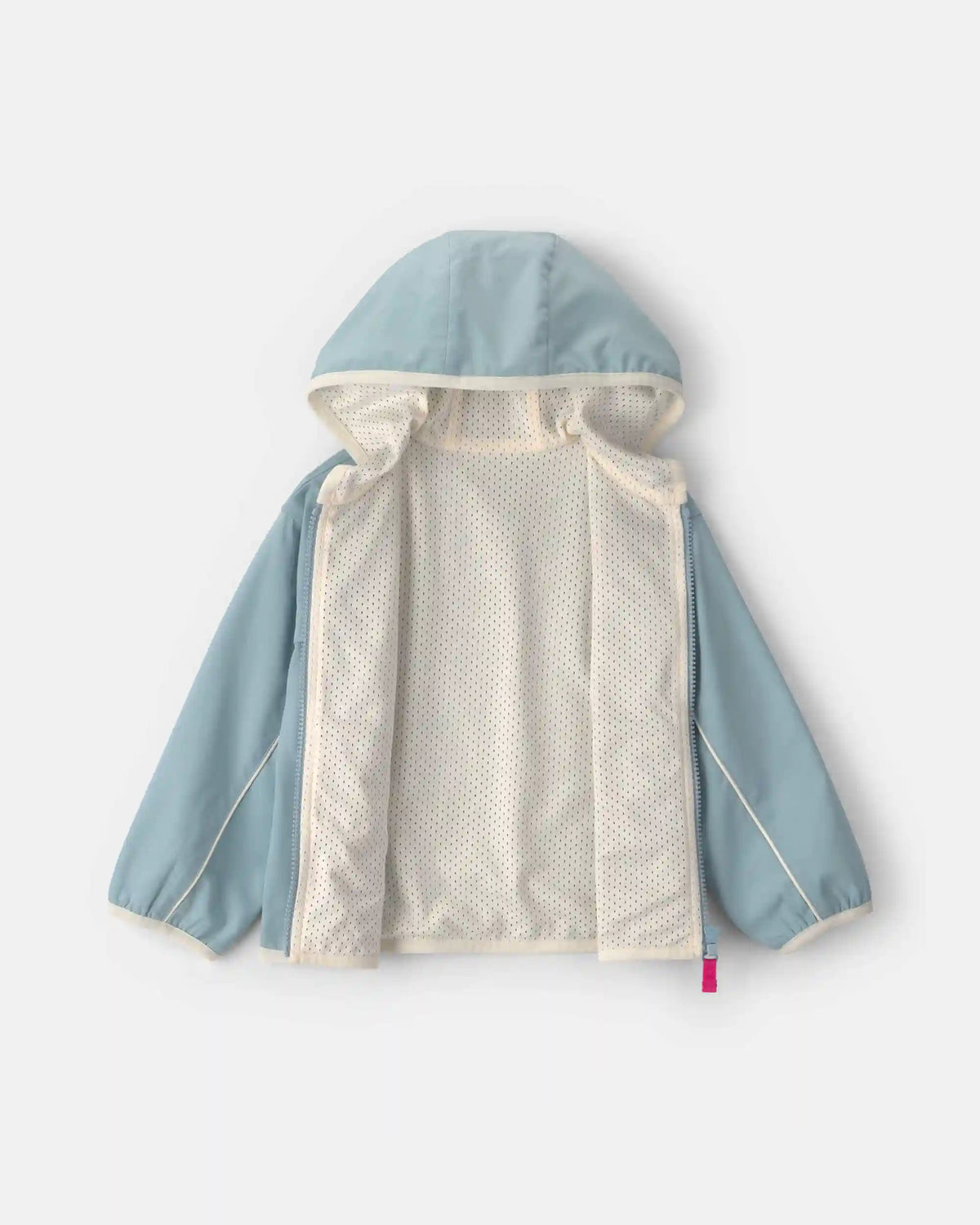 Toddler Girl Heart Zip-Up Hoodie - Blue