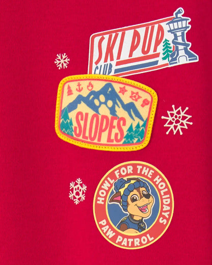 Toddler Boy PAW Patrol® Christmas Fleece Pullover Sweatshirt - Red