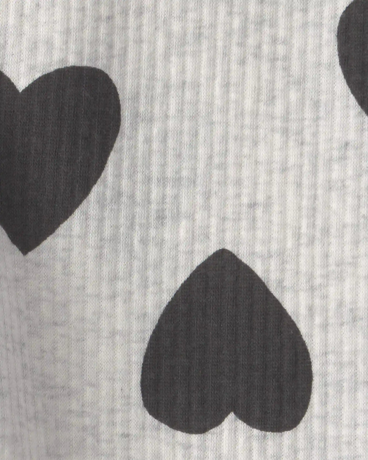 Toddler Girl Heart Pull-On Stretch Leggings - Grey/Black