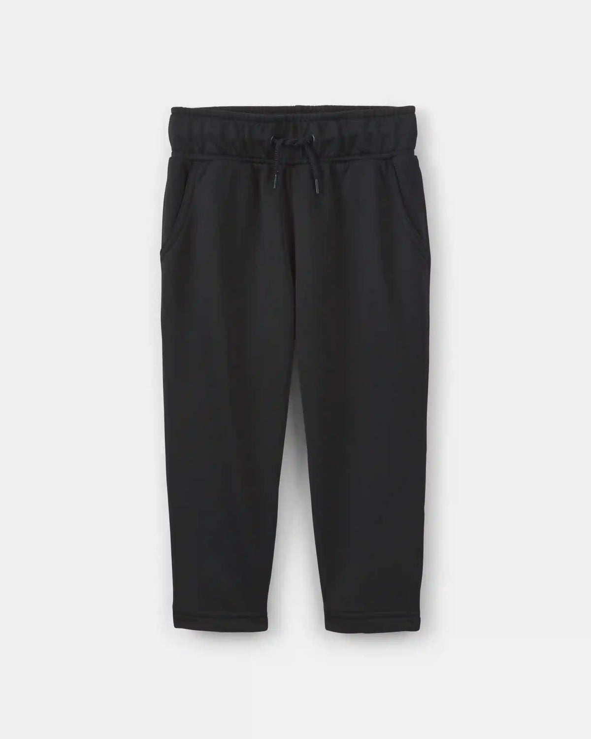 Toddler Boy French Terry Active Pants - Black