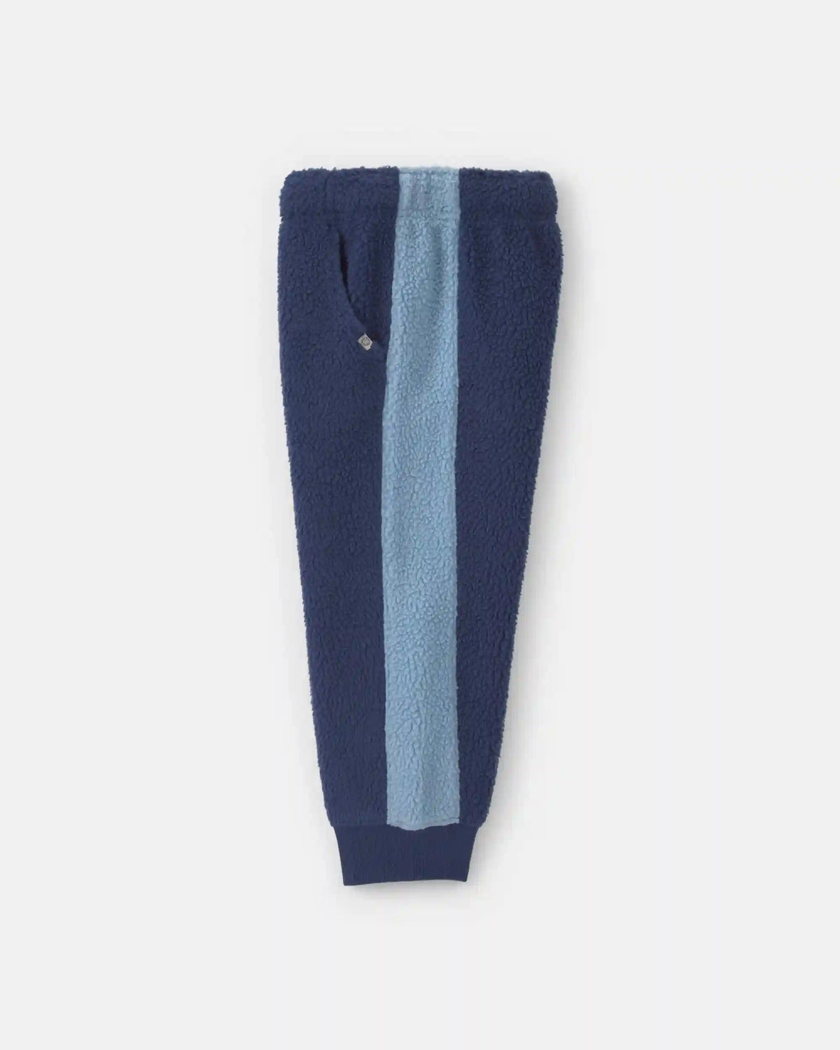 Toddler Boy Colorblock Fleece Joggers - Navy Blue/Light Blue