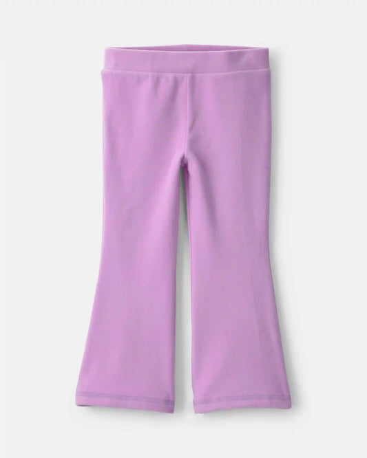 Toddler Girl Fleece Pull-On Pants - Purple