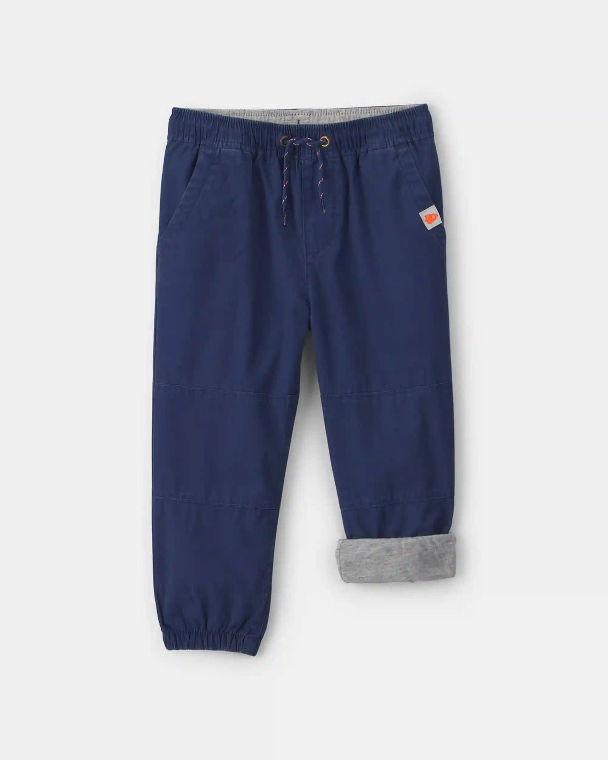 Toddler Boy Poplin Joggers - Blue