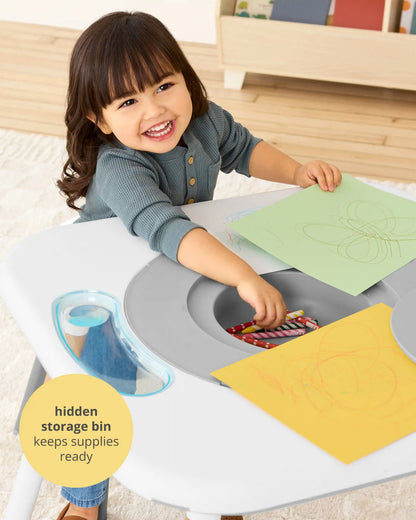 Discoverosity Montessori-Inspired 3-Stage Activity Center & Play Table