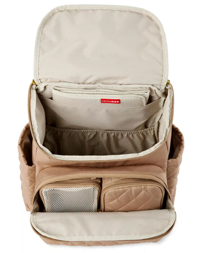 Forma Backpack Diaper Bag - Camel