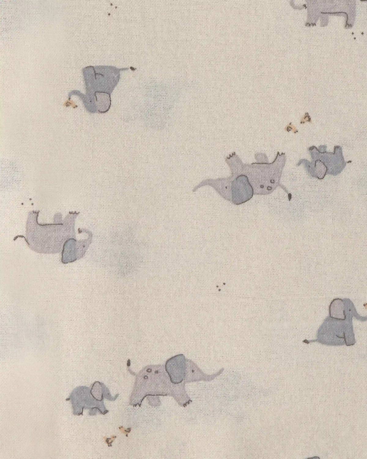 Baby 4-Pack Elephant Receiving Blankets - Grey/Ivory