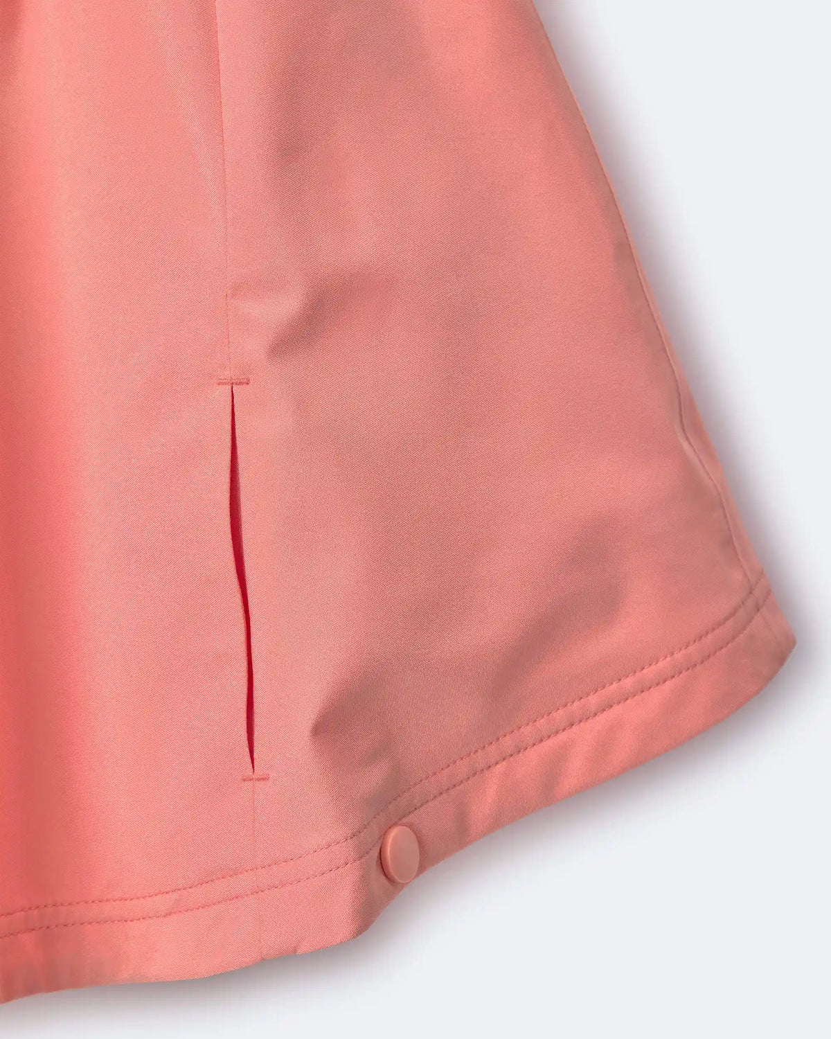 Toddler Girl Rain Poncho - Coral